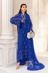 3 Piece Unstitched Embroidered Chiffon Suit | MPC-25-103