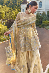 Soraya Lumene Embroidered Luxury Organza Ornella Unstitched 3pc Suit An Elegant 3-Piece Suit For Timeless Beauty