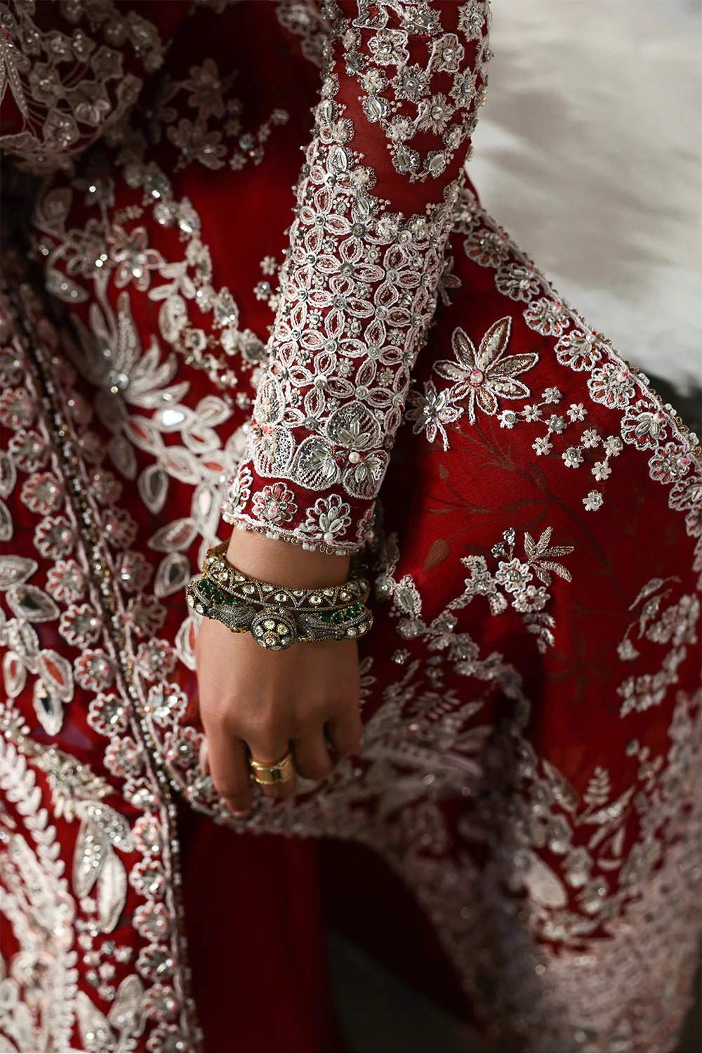 Soraya Lumene Embroidered Organza Unstitched 3Pc Suit - Solara