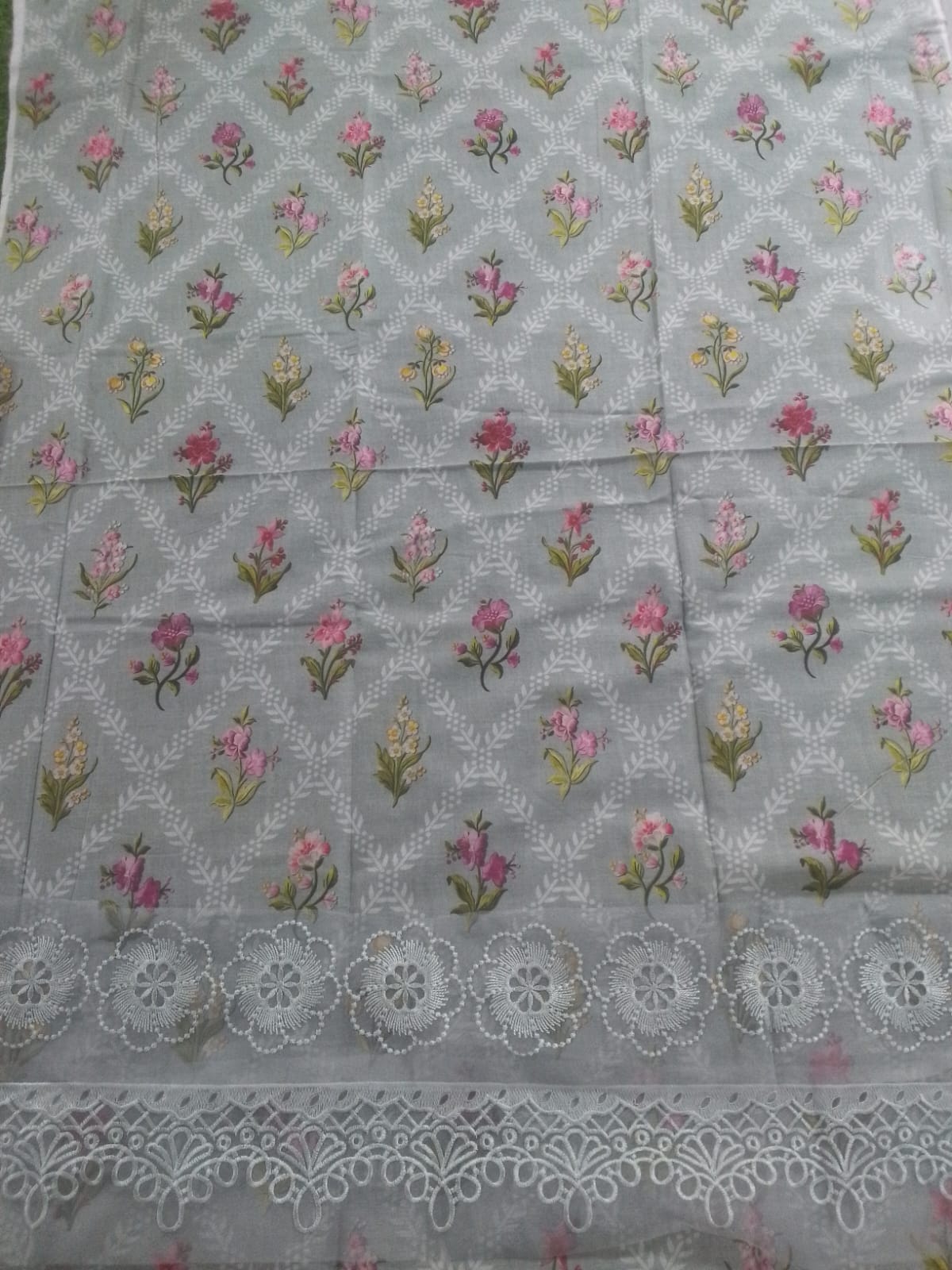 Maria B MPrint Pastel Bloom Elegance | 2PC Lawn Suit