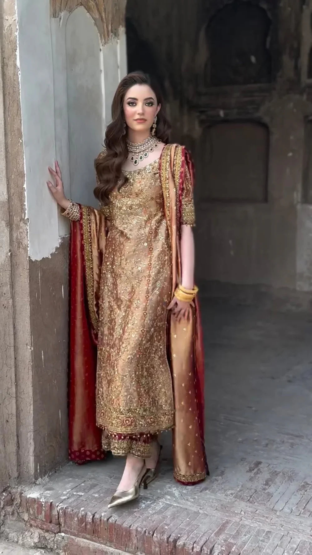 Haris Shakeel Mesuri Hand Embellished & Embroidered 3 Piece Dress - J1527