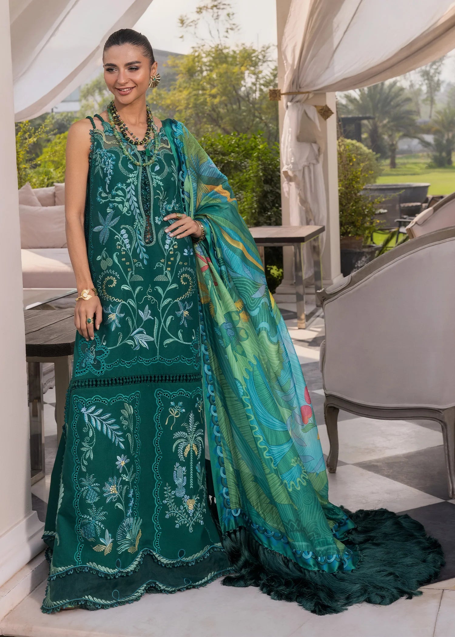 Flow By Crimson Lawn'26 D3B BEAUTY IN BLOOM - D3B