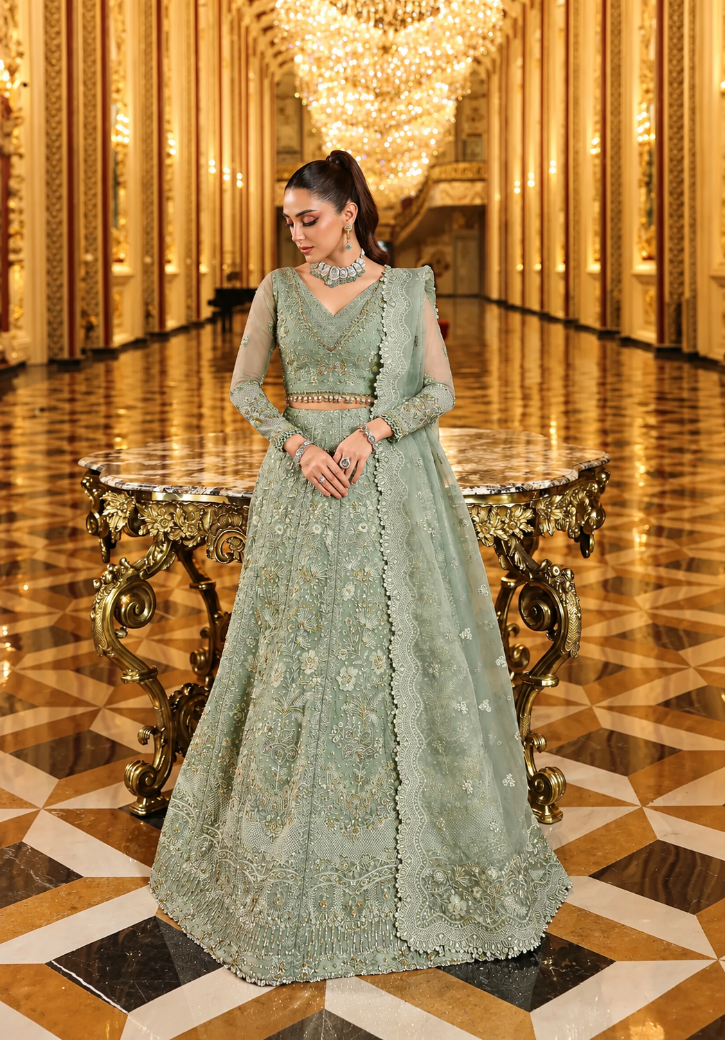 ESH-03 LIME LIGHT | ELAF STARDOM FORMAL HANDWORK 25′