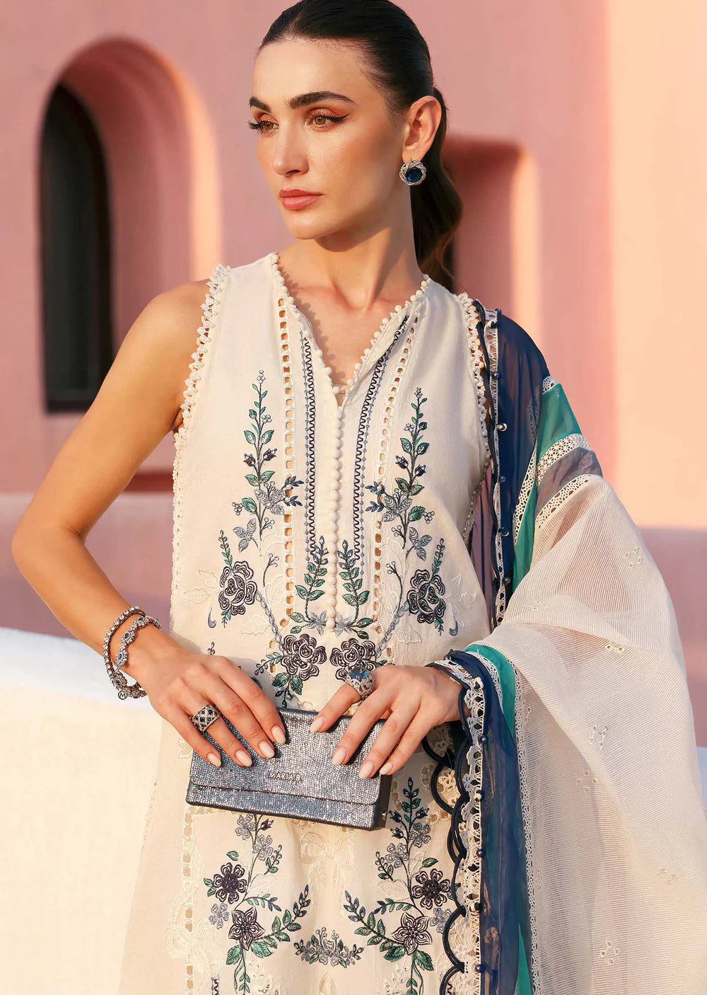 Maria.B  9A Unstitched - Maria B LUXE LAWN 2026