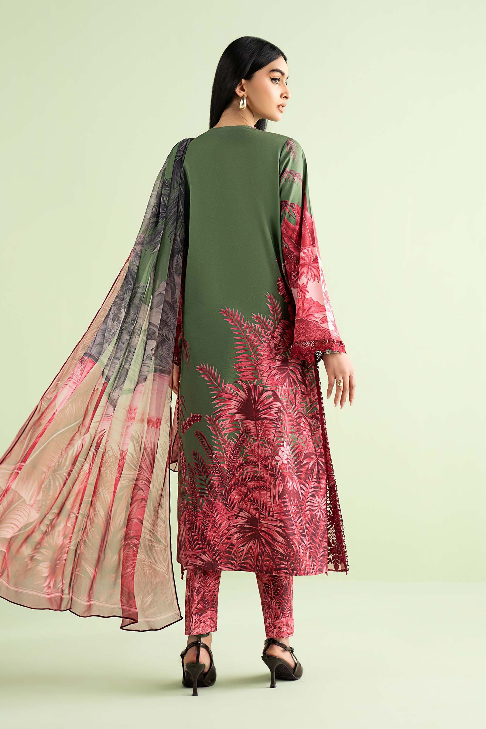 Maria B Mprints Lawn D-11B