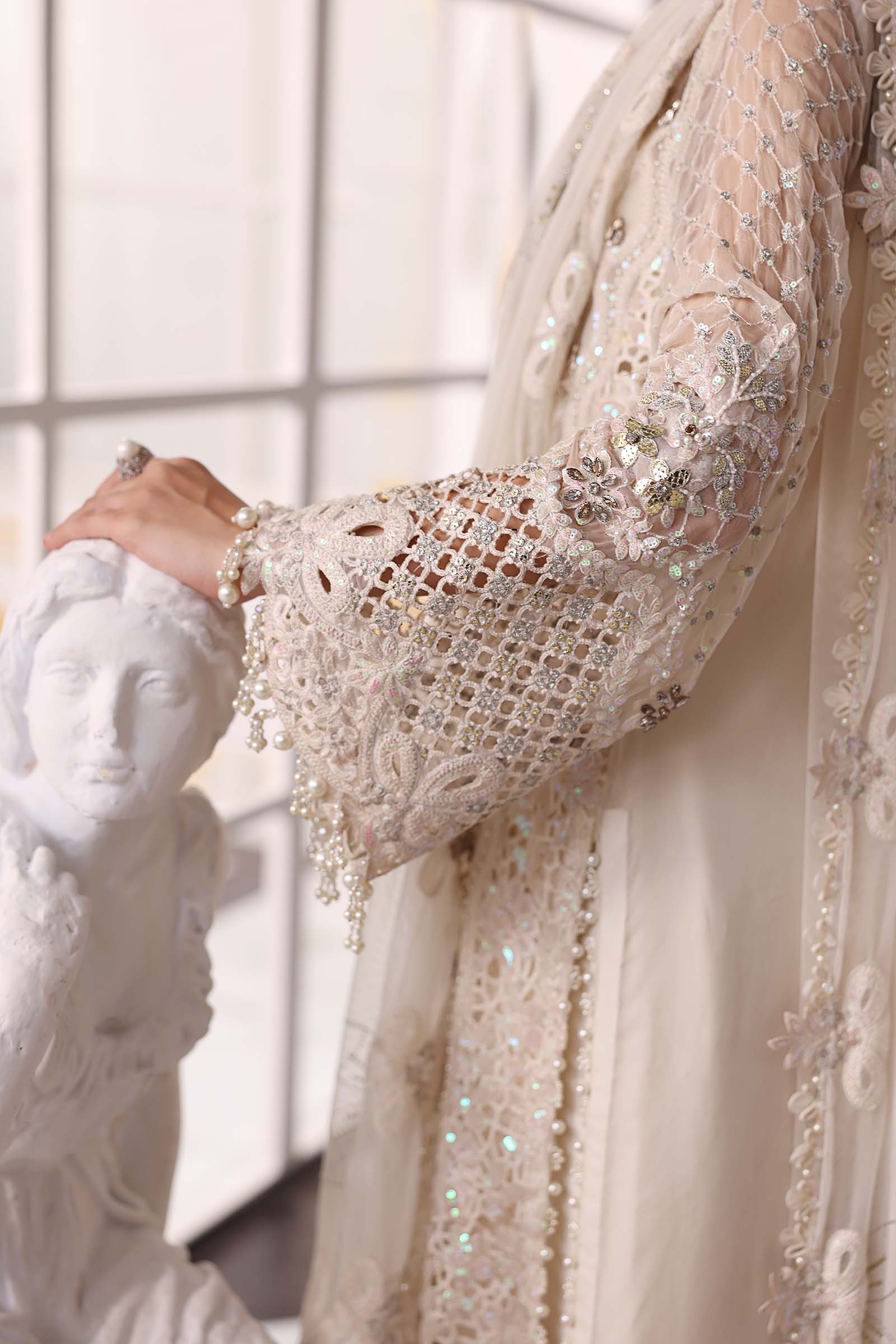 3 Piece Unstitched Embroidered Chiffon Suit | BD-3007