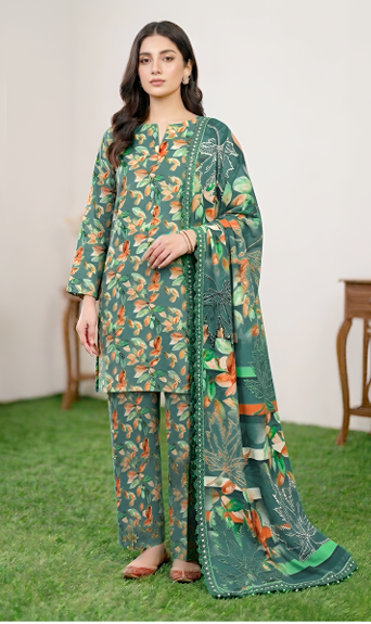 Alkaram Studio Digital Printed Lawn Suit – 3PC (D6)