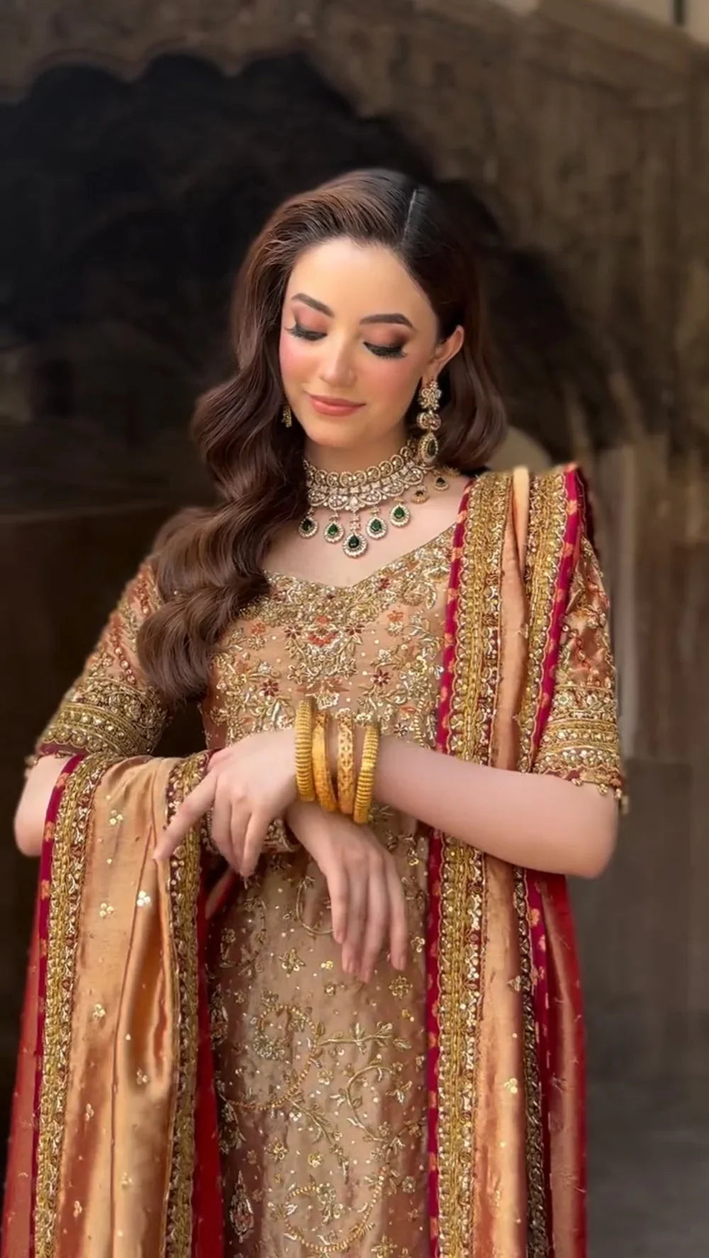 Haris Shakeel Mesuri Hand Embellished & Embroidered 3 Piece Dress - J1527