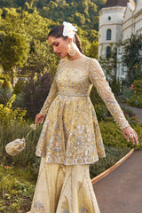 Soraya Lumene Embroidered Luxury Organza Ornella Unstitched 3pc Suit An Elegant 3-Piece Suit For Timeless Beauty