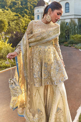 Soraya Lumene Embroidered Luxury Organza Ornella Unstitched 3pc Suit An Elegant 3-Piece Suit For Timeless Beauty